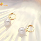 2 Pieces Of Round Pearl Jewelry Set, Earrings, Pendants, Necklaces, Ladies' Exquisite And Fashionable Wedding Jewelry Set,Gifts